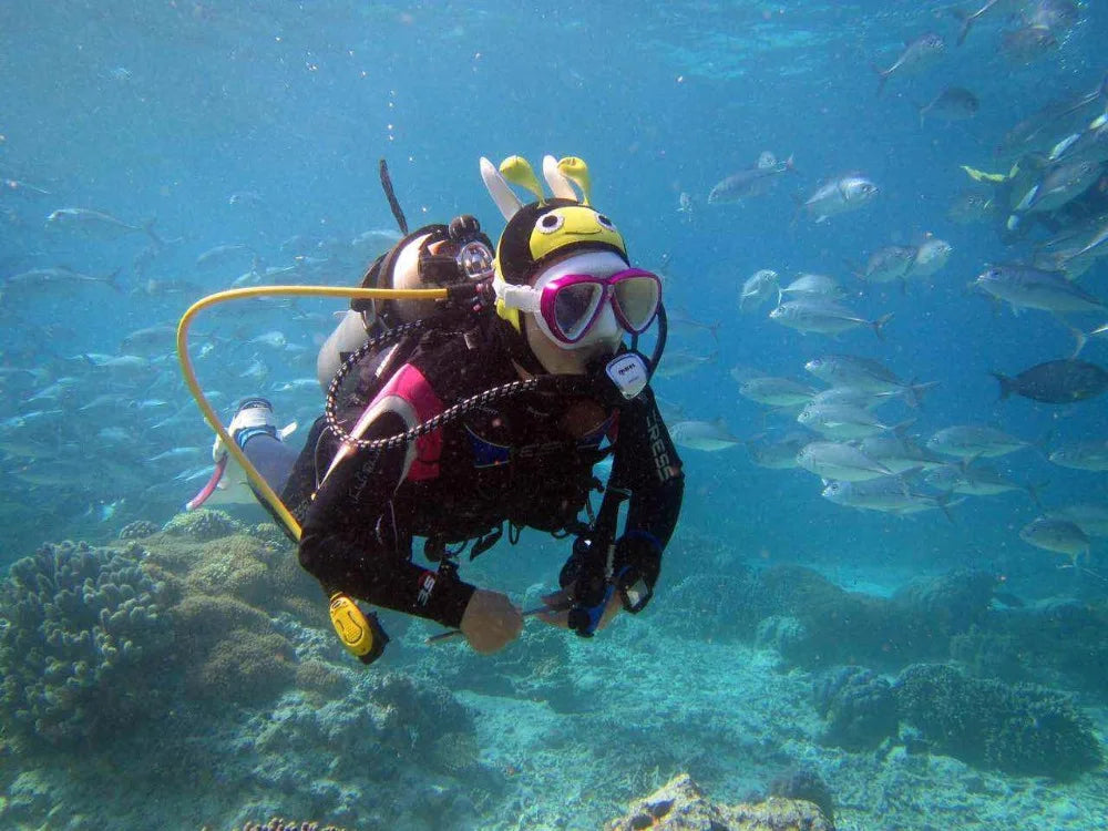 4mm Cartoon Submersible Cap Snorkeling Diving cap Diving suit Sunscreen Anti-uv
