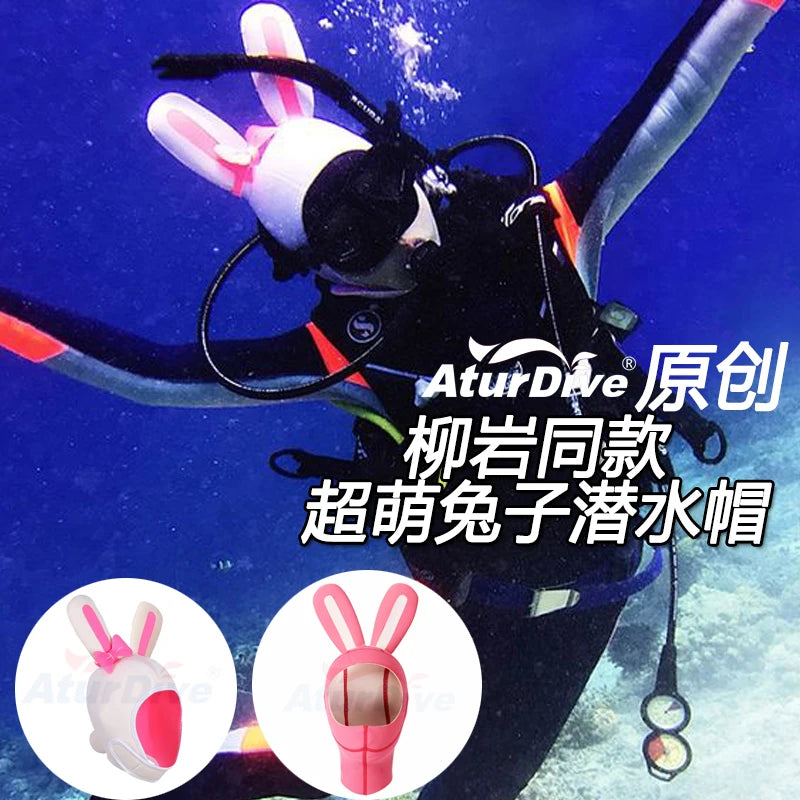 4mm Cartoon Submersible Cap Snorkeling Diving cap Diving suit Sunscreen Anti-uv