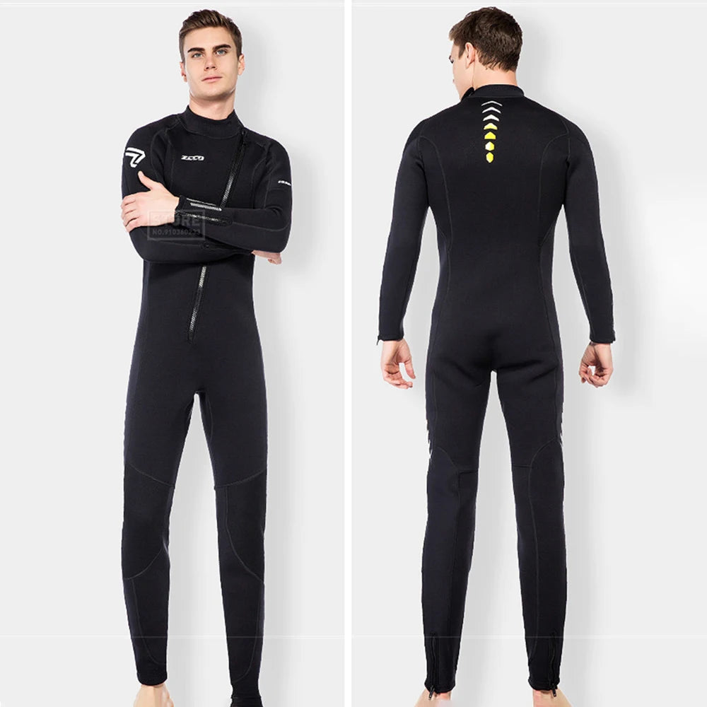 3mm Neoprene Wetsuit Men Surf Scuba Diving Suit Underwater Spearfishing Wet Suit