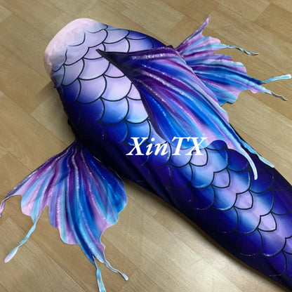 Big Mermaid Tail Diving wear Swimming Dress For Cosplay Beauty Tail Monofin Swimsuit