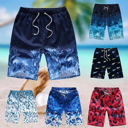 Mens Siwmwear Quick Dry Summer Swim Trunks Beach Board Shorts Briefs Swimming Shorts Beachwear