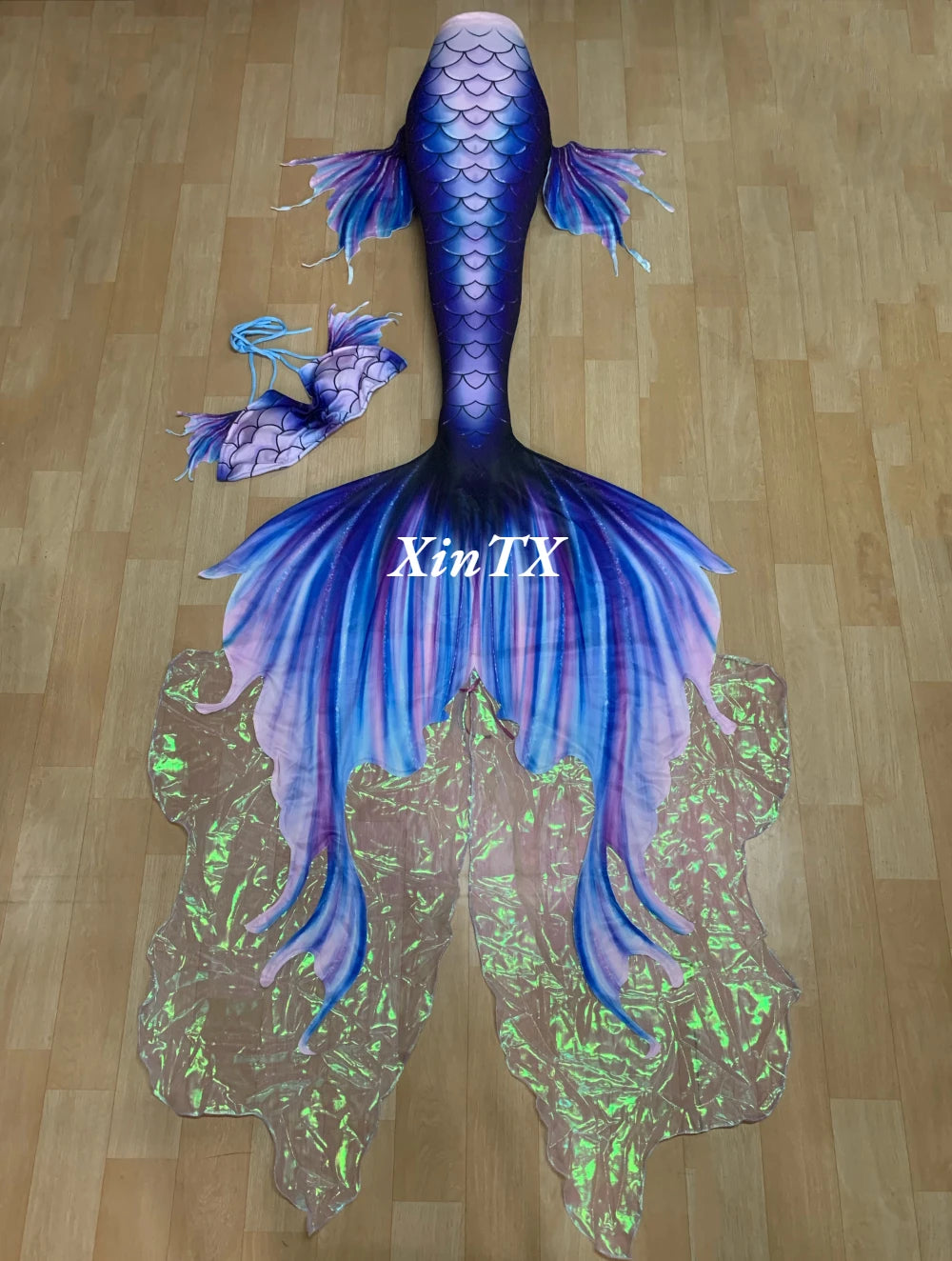 Big Mermaid Tail Diving wear Swimming Dress For Cosplay Beauty Tail Monofin Swimsuit