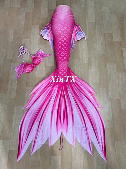 Big Mermaid Tail Adult Aquarium Diving Show Beach Costume Mermaid Dress Swimwear